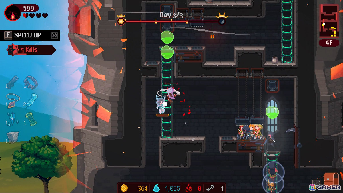 塔を登ってくる敵を罠とアクションで迎え撃つローグライト・ディフェンスゲーム「魔王の塔」Steamプレイテストが開催！の画像8