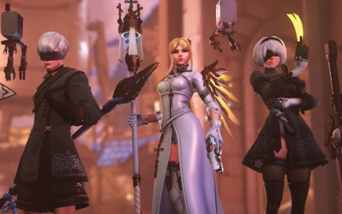 「オーバーウォッチ」で「プロジェクト・ヨルハ」コラボが開催!キリコ×2B、ウーヤン×9S、ヴェンデッタ×A2などのスキンをゲットしよう