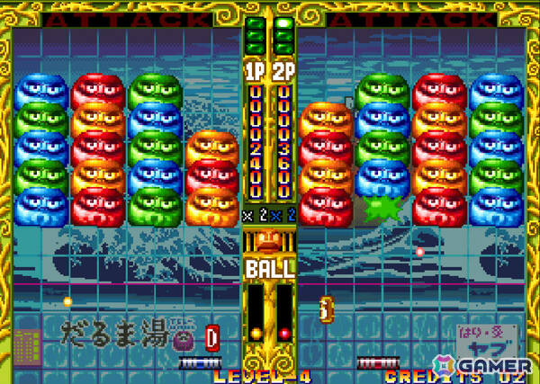 敵キャラをつなげて倒すブロックくずしゲーム「アケアカNEOGEO ガッポリン」が3月12日にPS4/Switchで配信！の画像