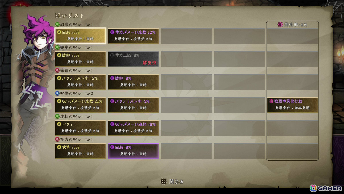 呪いに満ちた地下迷宮を攻略するダンジョンクローラーRPG「Curse Warrior」体験版が3月12日0時に配信！PV第2弾も公開の画像