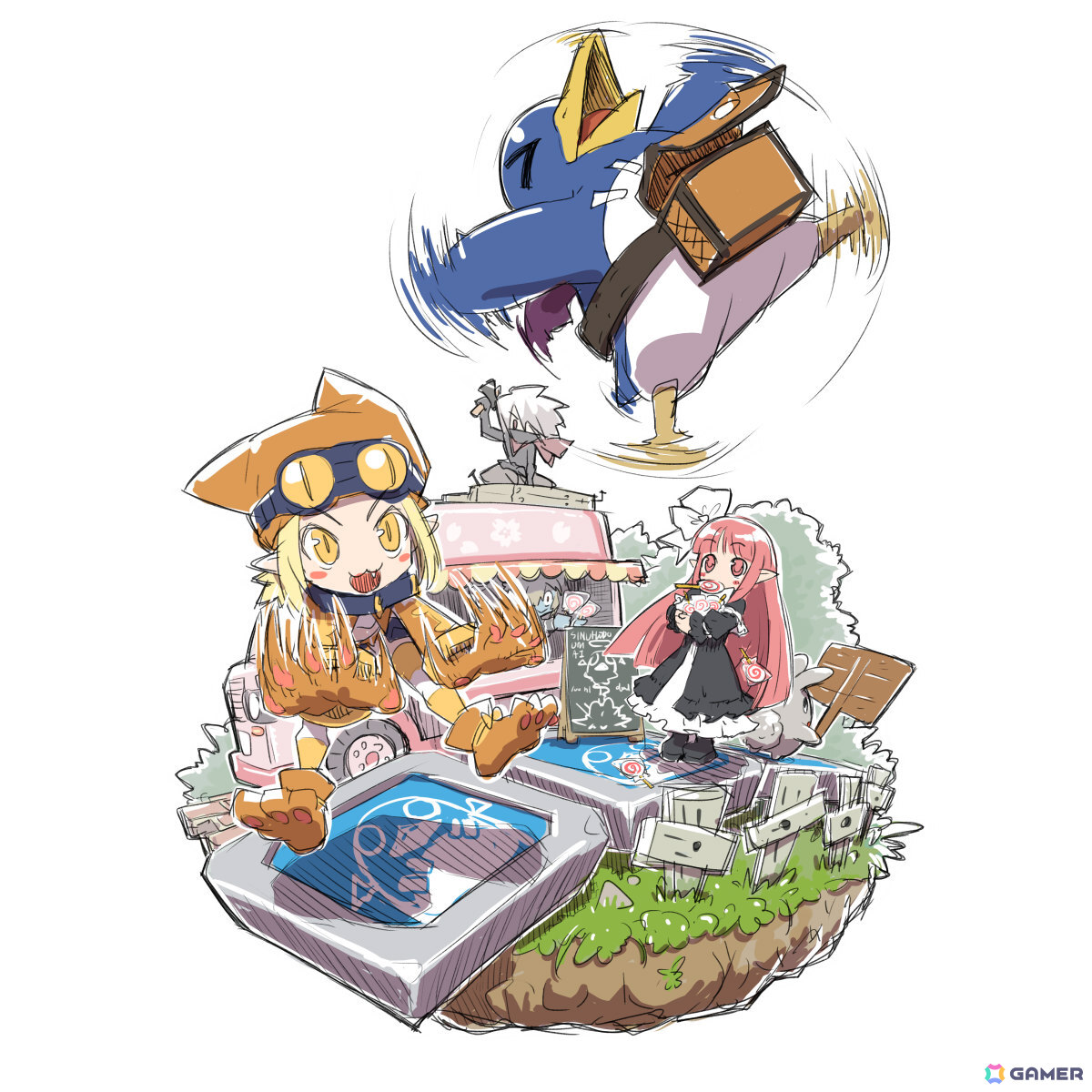 日本一ソフトウェアの新たな挑戦！ハチャメチャな体験が詰まったパーティーゲーム「プリニーすごろく」が2026年秋に発売の画像