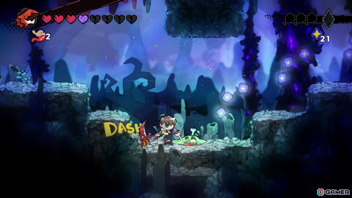 カートゥーン調グラフィックで描かれる横スクロールアクション「GOBBLE」が9月24日に発売！襲い来るモンスターたちを喰らい尽くせの画像