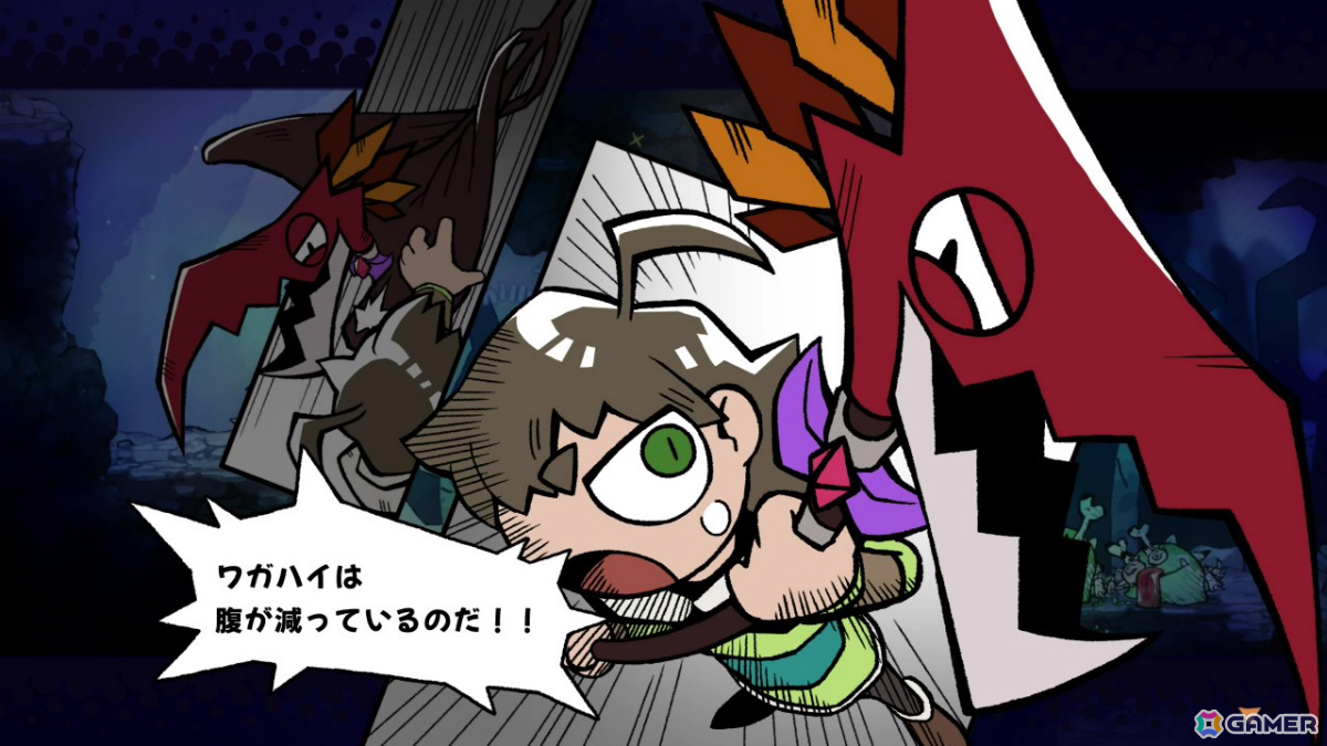 ダイナミックに描かれるコミックは迫力満点！