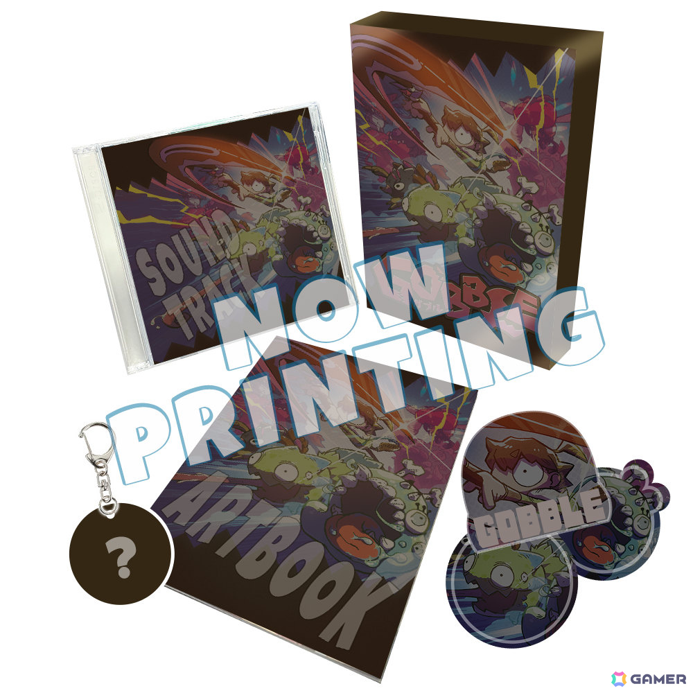 カートゥーン調グラフィックで描かれる横スクロールアクション「GOBBLE」が9月24日に発売！襲い来るモンスターたちを喰らい尽くせの画像