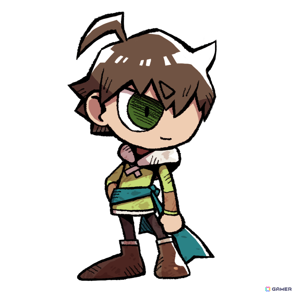 カートゥーン調グラフィックで描かれる横スクロールアクション「GOBBLE」が9月24日に発売！襲い来るモンスターたちを喰らい尽くせの画像