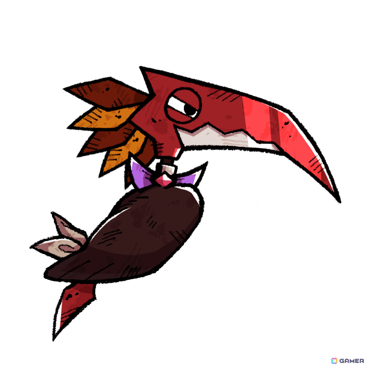 カートゥーン調グラフィックで描かれる横スクロールアクション「GOBBLE」が9月24日に発売！襲い来るモンスターたちを喰らい尽くせの画像