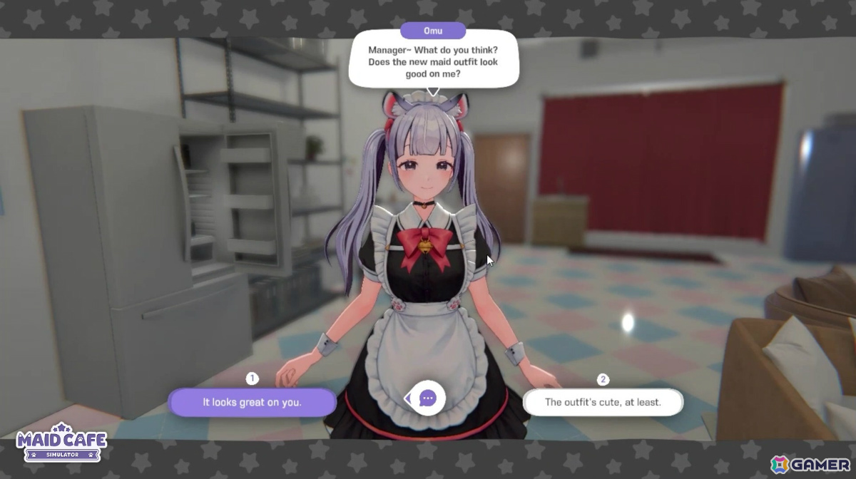 韓国インディーゲームとして初めてVTuber IPを活用したフル3Dシミュレーション「Maid Cafe Simulator」が2026年下半期にリリース！の画像