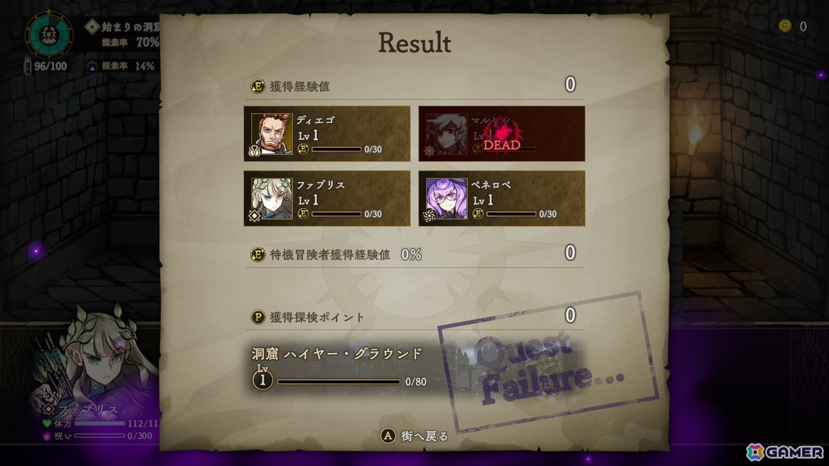 攻撃により死亡した仲間は“ロスト”し、二度と戻ることはない