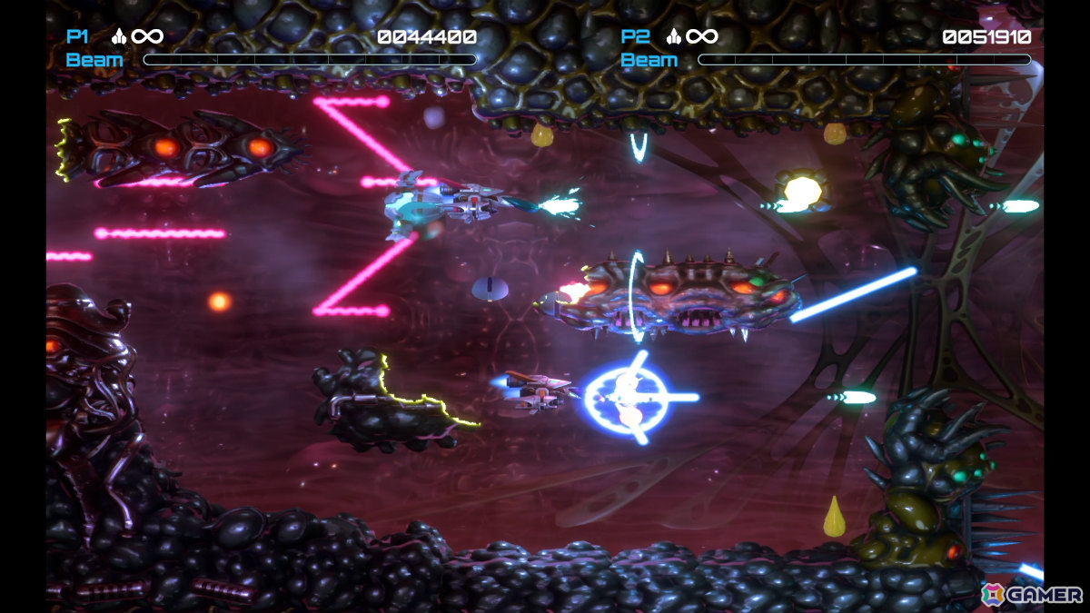 「R-TYPE III」の完全リメイク作品「R-Type Dimensions III」が6月18日に発売！3Dと2Dのグラフィックをシームレスに切り替えることも可能の画像