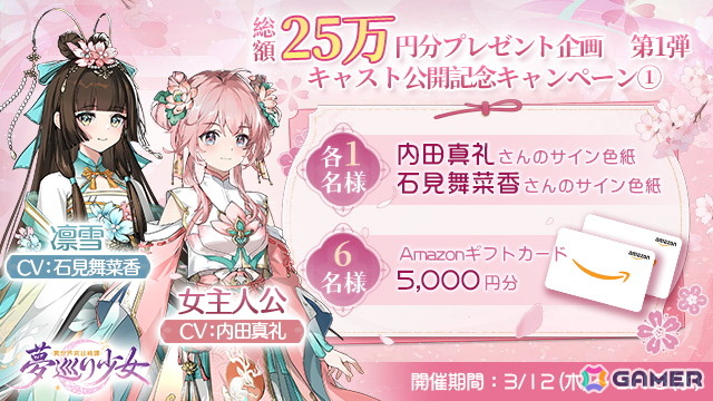 人々の心の傷を癒すRPG「夢巡り少女～異世界宮廷綺譚～」の事前登録が開始！衣装のコーディネイト要素もの画像