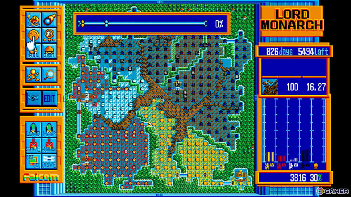 日本ファルコムのリアルタイム国取りシミュレーション「EGGコンソール アドバンスド ロードモナーク PC-9801」がSwitchで配信！の画像4