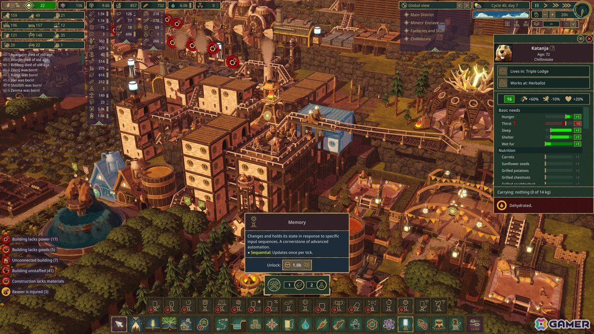 人類が滅びた世界に適応したのはビーバー！街づくりシム「Timberborn」が4年超の早期アクセスを終えてついに正式リリースの画像5