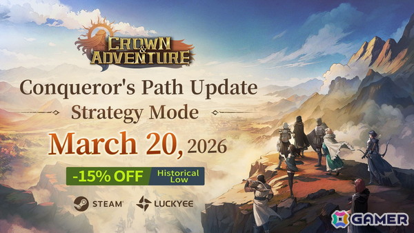東洋ファンタジー戦略ゲーム「Crown and Adventure」にて新モード「Conqueror's Path」が3月20日に実装！の画像1