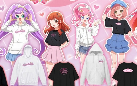 「プリティーシリーズプロジェクト」Y2Kファッションをコンセプトにした新規描き下ろしイラストのアパレル＆雑貨が登場！