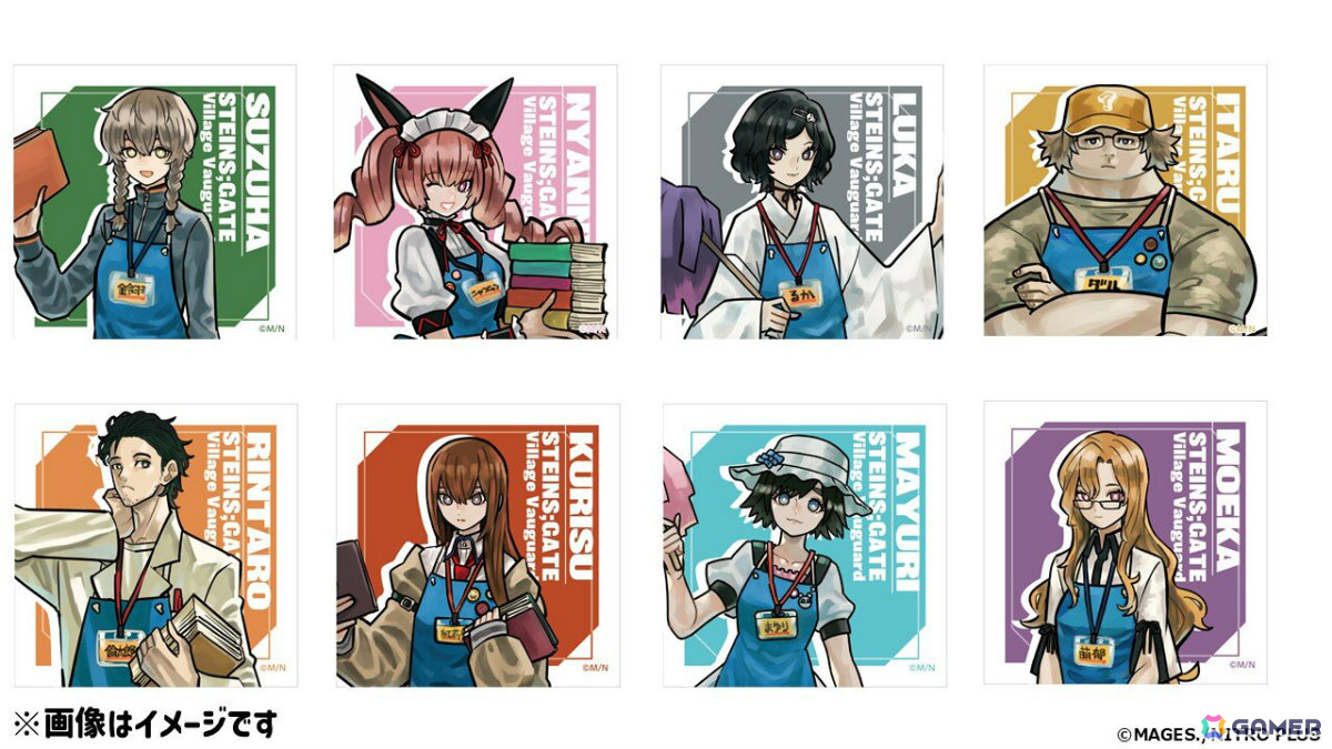 「シュタインズ・ゲート」オカリンたちがヴィレッジヴァンガードの店員に！コラボグッズの受注受付が開始の画像
