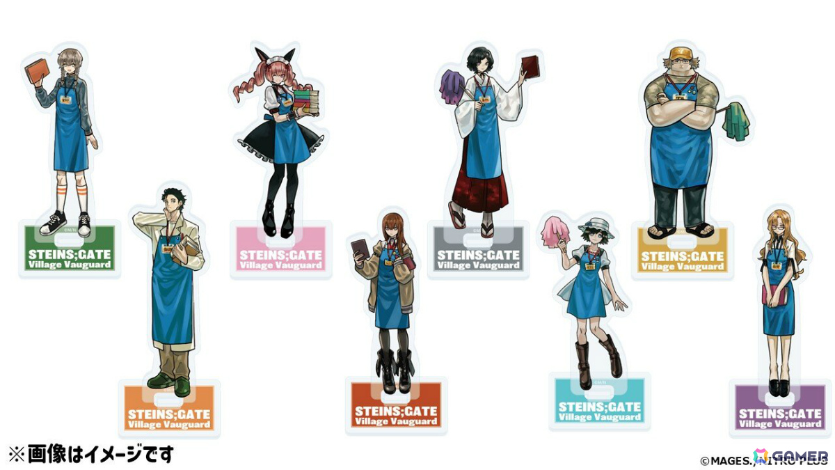 「シュタインズ・ゲート」オカリンたちがヴィレッジヴァンガードの店員に！コラボグッズの受注受付が開始の画像