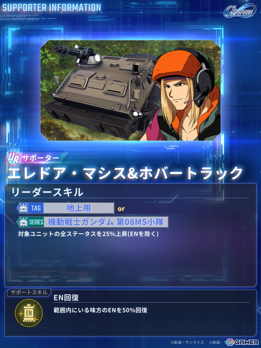 「SDガンダム ジージェネレーション エターナル」でストーリーイベント「機動戦士ガンダム 第08MS小隊」が開催！UR「グフカスタム（EX）」などがピックアップガシャに登場の画像