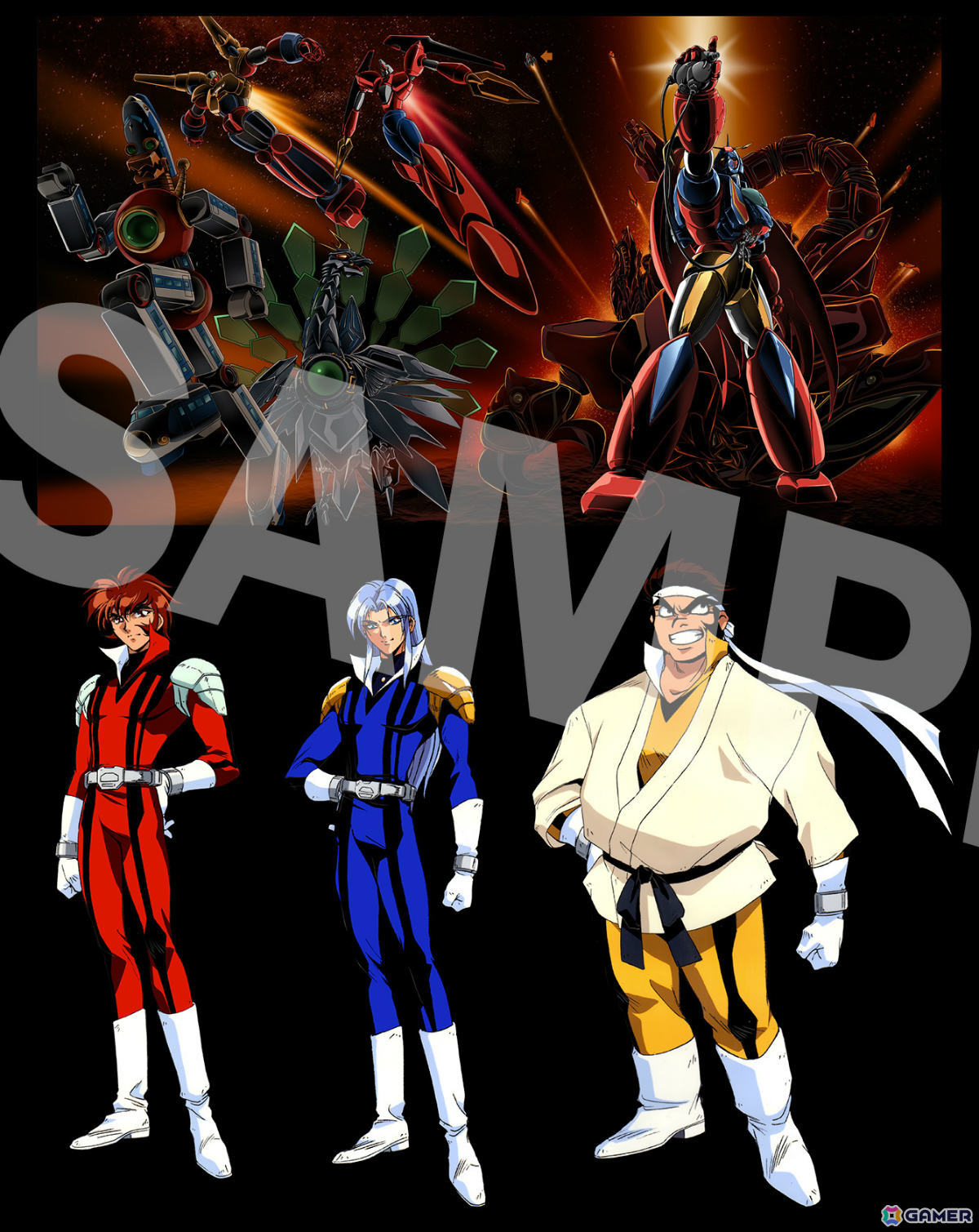 「70年代風ロボットアニメ ゲッP-X」店舗特典が公開！オリジナルスタッフによる描きおろしイラストを使った特典も登場の画像