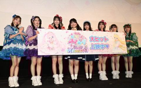 ひまりとみつきのアドリブによる掛け合いも…？「映画ひみつのアイプリ まんかいバズリウムライブ！」公開初日舞台挨拶をレポートの画像