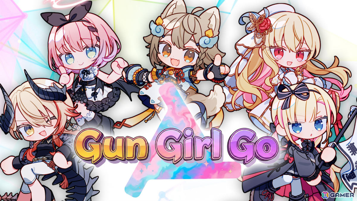 VEEの所属タレントたちが駆け抜けるカジュアルRun＆Gunゲーム「Gun Girl Go」Steamページがオープン！の画像