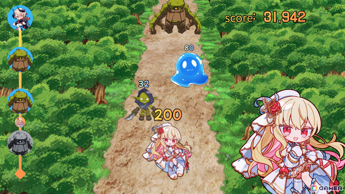 VEEの所属タレントたちが駆け抜けるカジュアルRun＆Gunゲーム「Gun Girl Go」Steamページがオープン！の画像