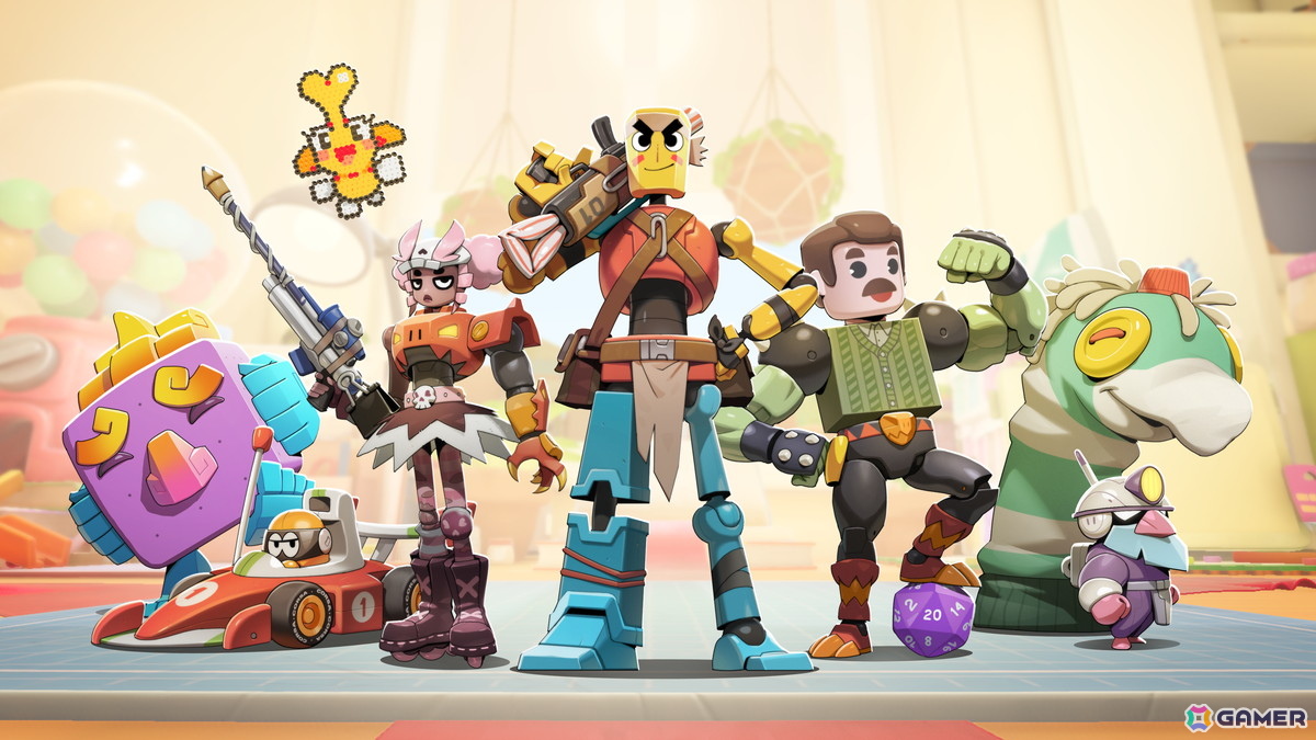 小さなオモチャとなって戦うローグライトFPS「シェルフ・ヒーローズ」が発表！パーツを付け替えるビルド構築や最大3人協力プレイに対応の画像