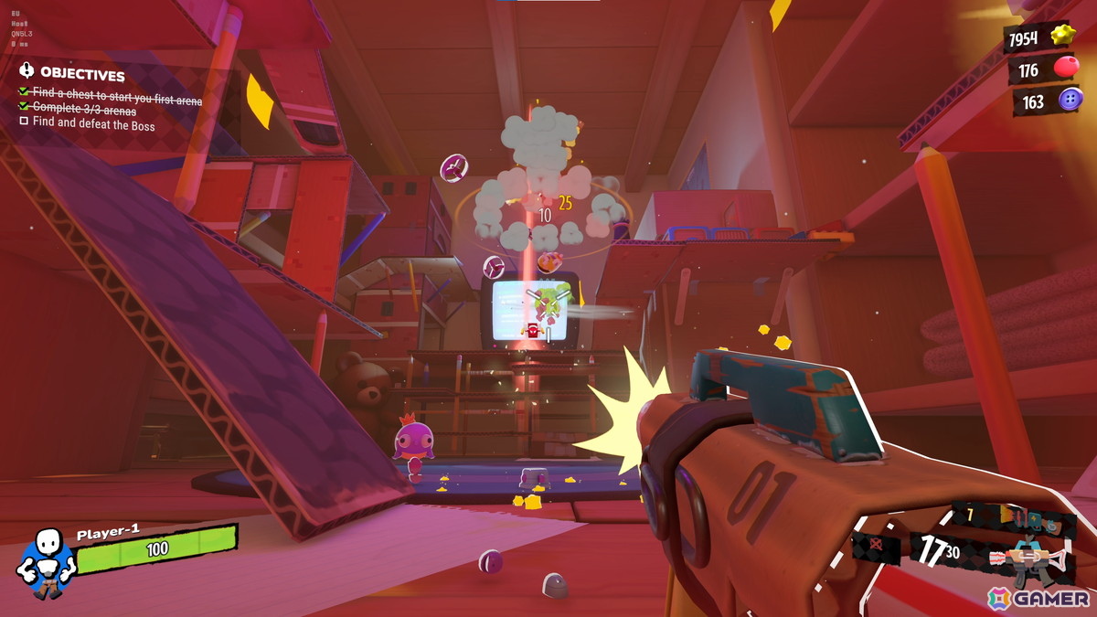小さなオモチャとなって戦うローグライトFPS「シェルフ・ヒーローズ」が発表！パーツを付け替えるビルド構築や最大3人協力プレイに対応の画像2