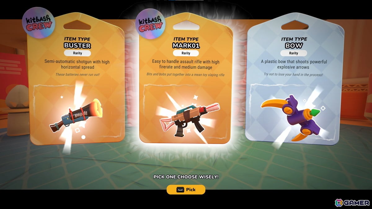 小さなオモチャとなって戦うローグライトFPS「シェルフ・ヒーローズ」が発表！パーツを付け替えるビルド構築や最大3人協力プレイに対応の画像5