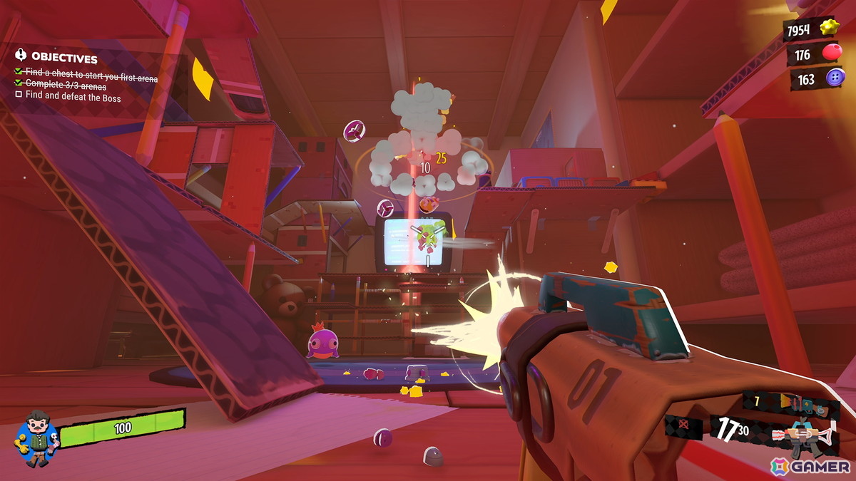 小さなオモチャとなって戦うローグライトFPS「シェルフ・ヒーローズ」が発表！パーツを付け替えるビルド構築や最大3人協力プレイに対応の画像7