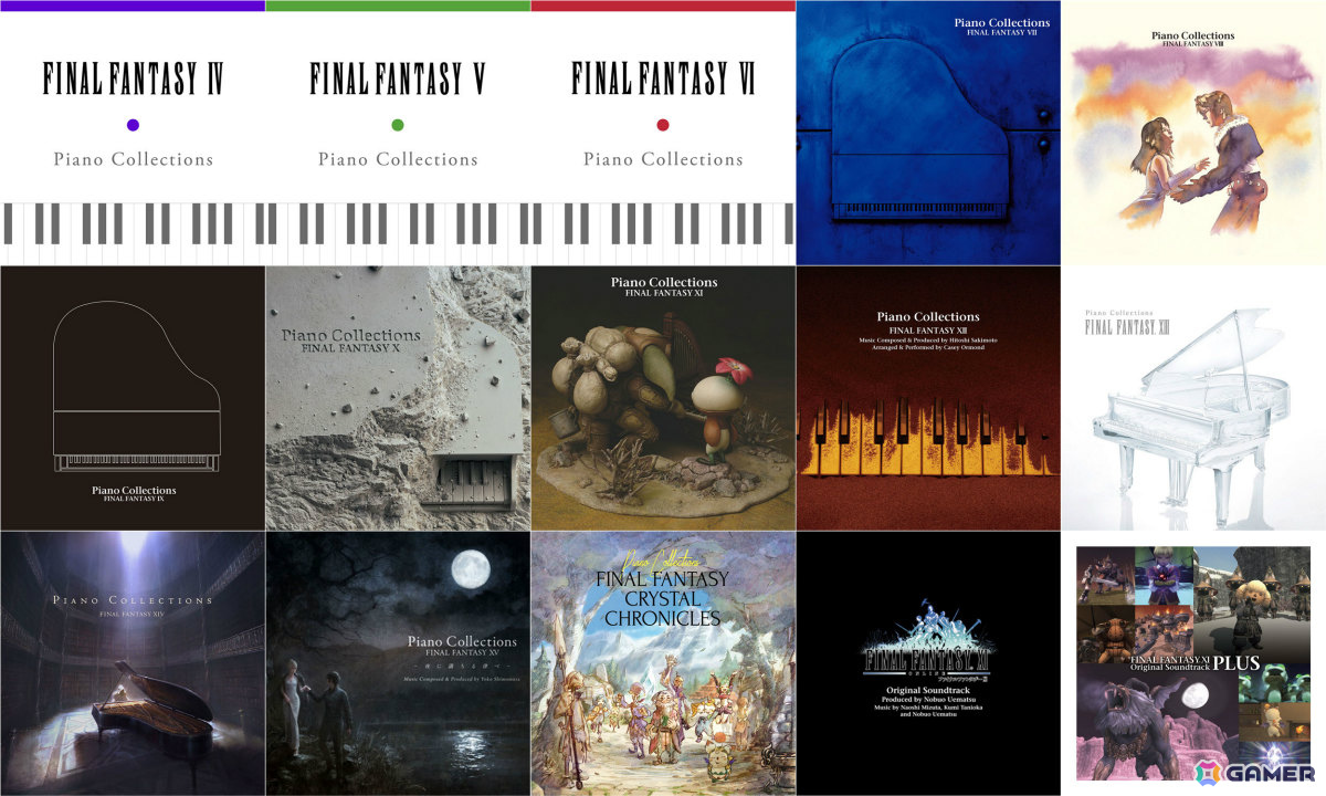 「FF」シリーズ ピアノ・コレクションズと「FFXI」オリジナル・サウンドトラックのDL販売がSteamで開始！の画像