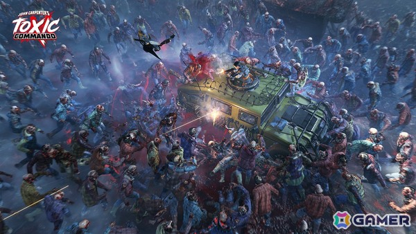 ジョン・カーペンター氏が開発に携わるFPS「John Carpenter's Toxic Commando」が発売！最大4人でゾンビの群れに立ち向かおうの画像