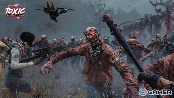 ジョン・カーペンター氏が開発に携わるFPS「John Carpenter's Toxic Commando」が発売！最大4人でゾンビの群れに立ち向かおうの画像