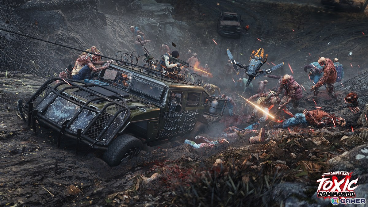 ジョン・カーペンター氏が開発に携わるFPS「John Carpenter's Toxic Commando」が発売！最大4人でゾンビの群れに立ち向かおうの画像4