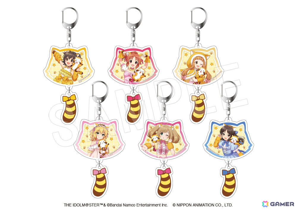 「デレマス」×「ラスカル」のコラボグッズがAnimeJapan 2026で販売決定！みりあ、ありすら6人の描き下ろしアクスタなどがラインナップの画像