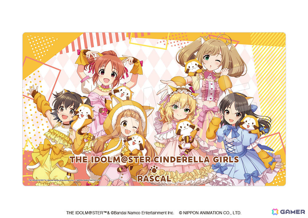 「デレマス」×「ラスカル」のコラボグッズがAnimeJapan 2026で販売決定！みりあ、ありすら6人の描き下ろしアクスタなどがラインナップの画像