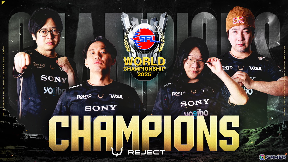 「CAPCOM CUP 12」さはら選手が圧倒的なパフォーマンスで優勝!「SFL:WC2025」でも日本代表のREJECTが王者にの画像