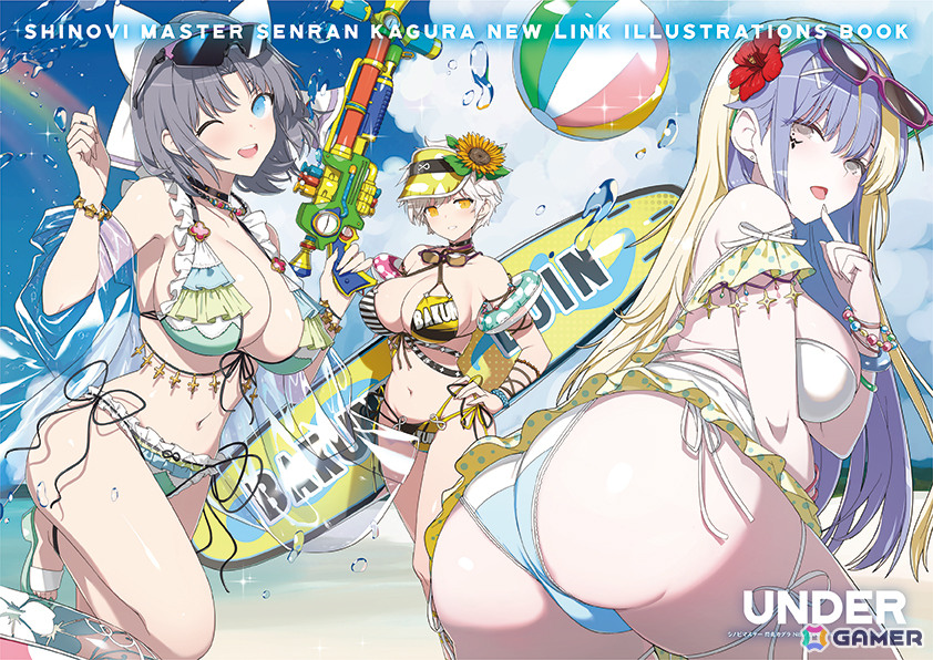 シノビマスター 閃乱カグラ NEW LINK ILLUSTRATIONS BOOK」2冊同時刊行