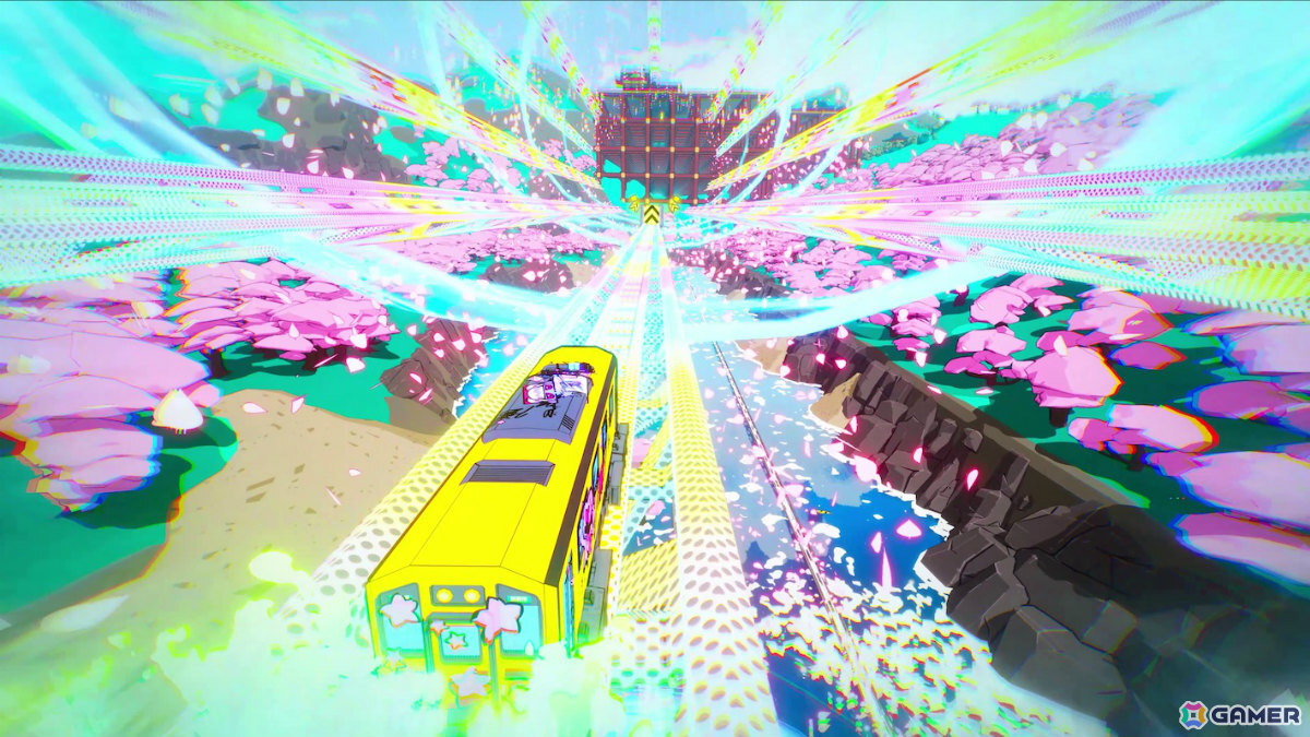 爆速で走る電車を操りトリックを決めるアクションレースゲーム「電車アタック」の配信日が6月18日に決定！Switch 2にも登場の画像2