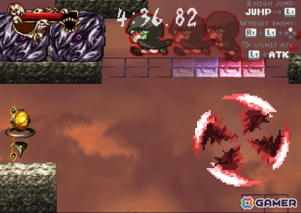 圧倒的な描き込みのドット絵と独自システムが魅力のダークファンタジー2Dアクション「プリムランド ザ メイガス」の新体験版がSteamで公開！の画像7