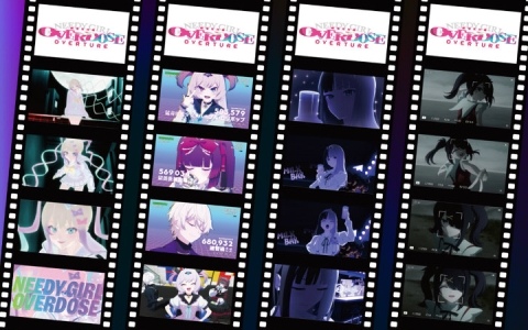 劇場先行版「NEEDY GIRL OVERDOSE -OVERTURE-」フィルムコマ風クリアしおり 第2弾が3月21日より来場者特典として配布！