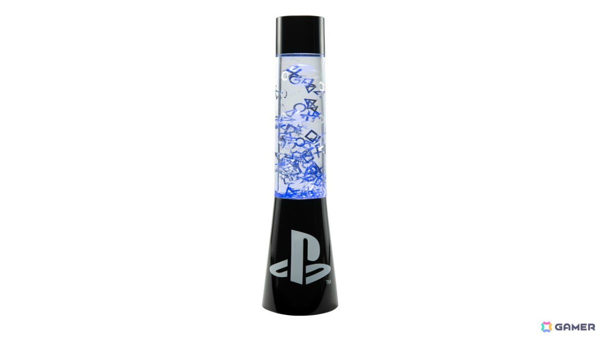 「Flow Lamp / PlayStation」(電源オン時)(高さ約33cm) 5,500円(税込)