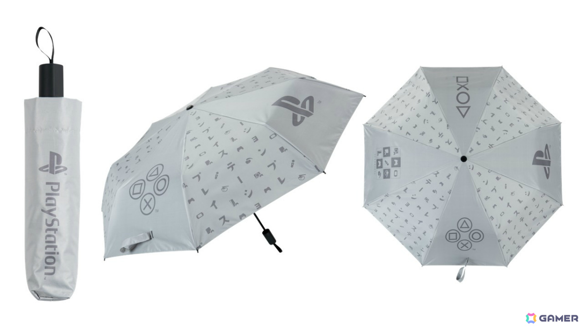 「晴雨兼用折り畳み傘 / PlayStation」(約350g) 3,850円(税込)