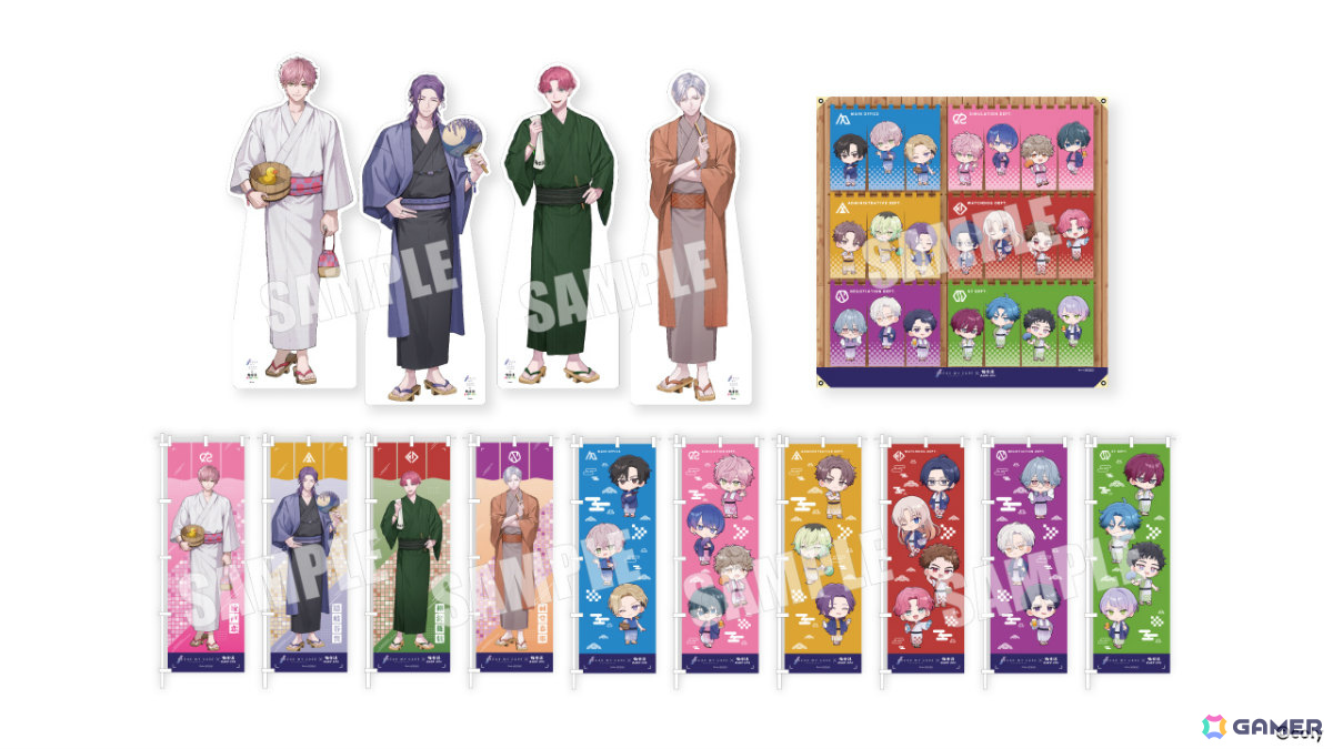 「ブレイクマイケース」×極楽湯・RAKU SPAコラボが4月2日より7店舗で開催!浴衣姿の描き起こしグッズやコースター付きコラボメニューが登場の画像