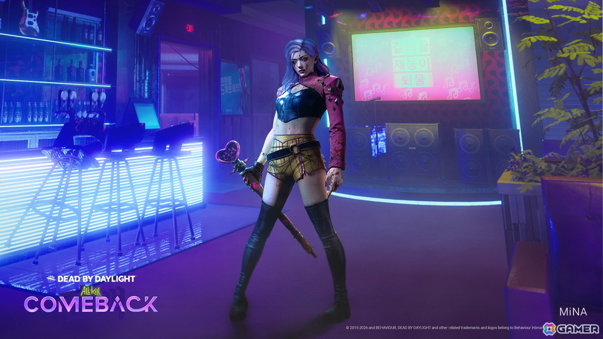 「Dead by Daylight」でK-POPテーマのチャプター「All-Kill: Comeback」が配信！トリックスターがモチーフのレジェンダリースキン「MiNA」が実装の画像2
