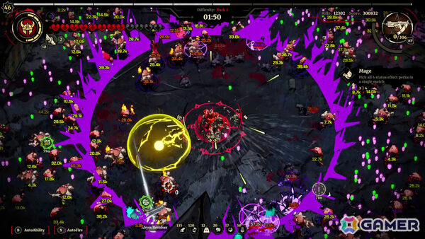サバイバー×ハクスラによる悪魔的中毒性が魅力の高速アクションローグライト「グラインドサバイバー」がリリース!の画像