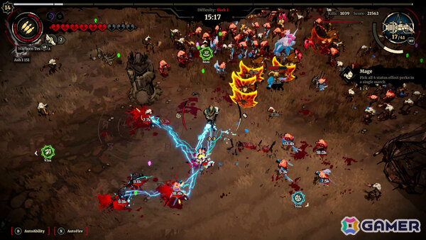 サバイバー×ハクスラによる悪魔的中毒性が魅力の高速アクションローグライト「グラインドサバイバー」がリリース!の画像