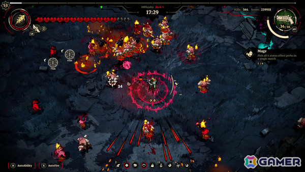 サバイバー×ハクスラによる悪魔的中毒性が魅力の高速アクションローグライト「グラインドサバイバー」がリリース!の画像
