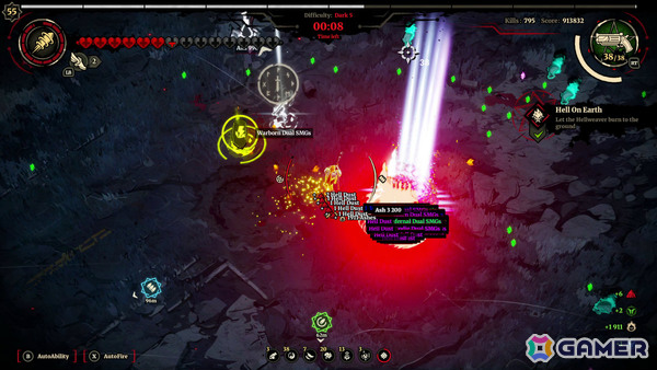 サバイバー×ハクスラによる悪魔的中毒性が魅力の高速アクションローグライト「グラインドサバイバー」がリリース!の画像