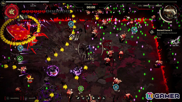 サバイバー×ハクスラによる悪魔的中毒性が魅力の高速アクションローグライト「グラインドサバイバー」がリリース!の画像