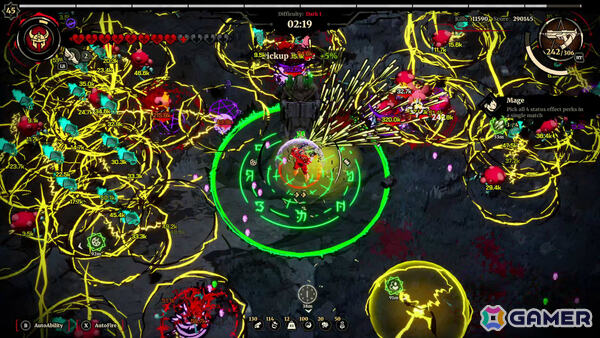 サバイバー×ハクスラによる悪魔的中毒性が魅力の高速アクションローグライト「グラインドサバイバー」がリリース!の画像